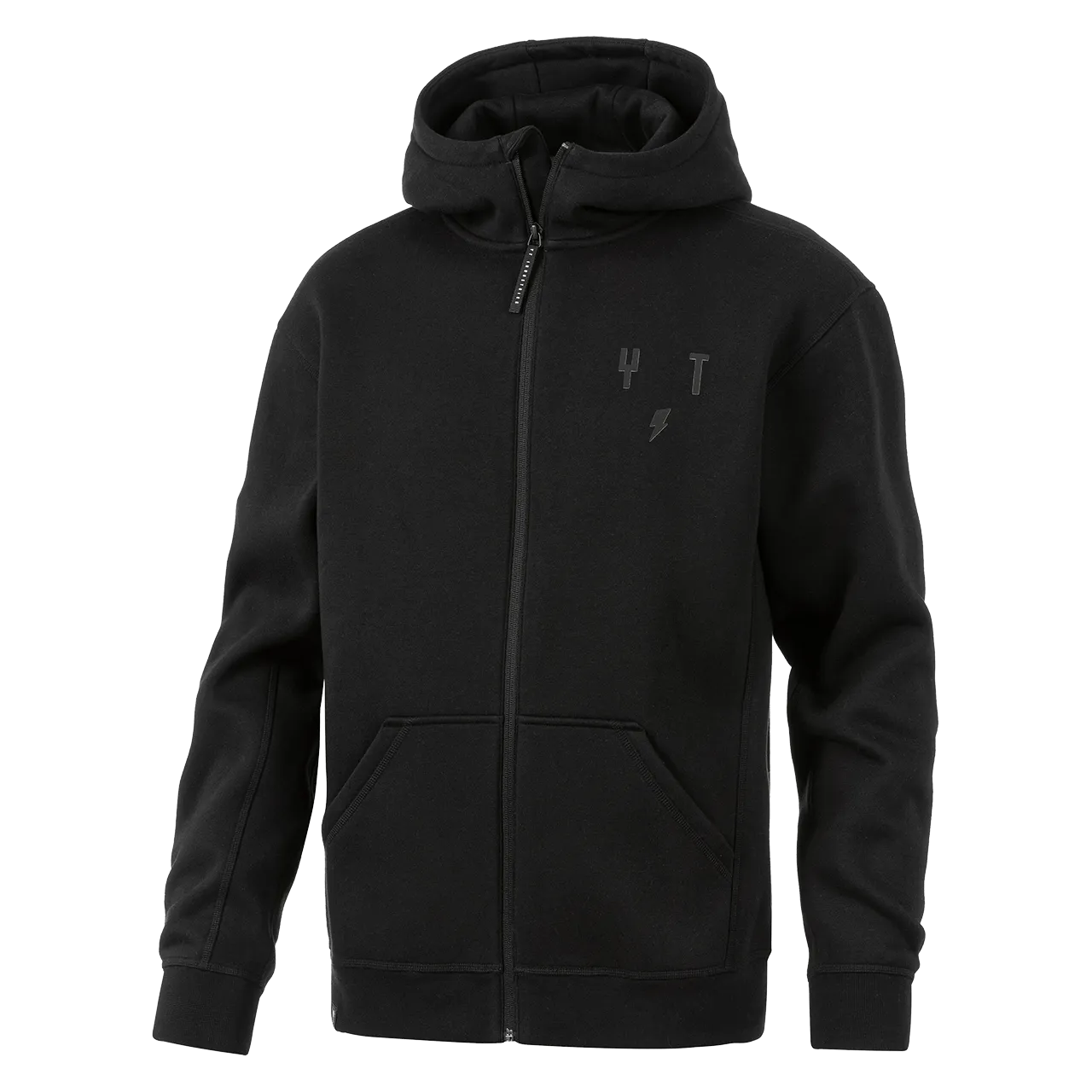 YT Signature Triple Logo Zip Hoodie / Black / M / Men | YT-Industries