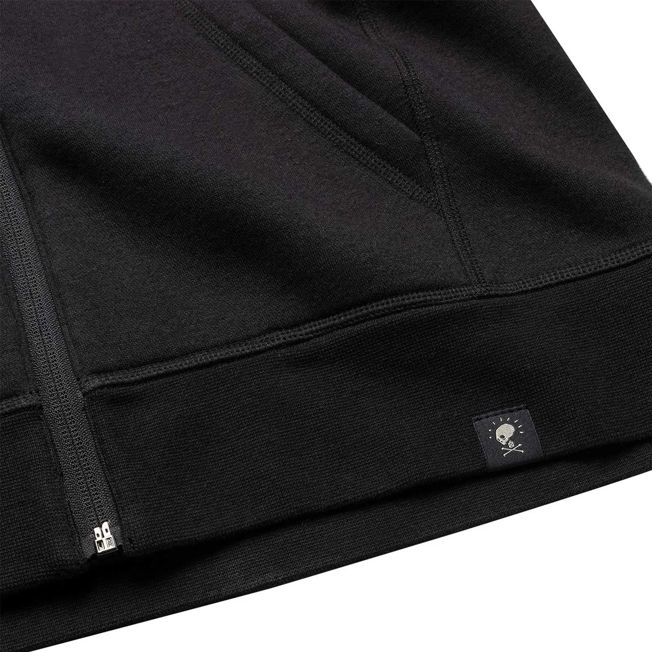 YT Signature Triple Logo Zip Hoodie / medium grey melange YT Signature Triple Logo Zip Hoodie / medium grey melange