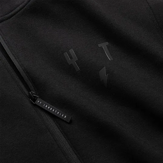 YT Signature Triple Logo Zip Hoodie / Black / XXL / Men | YT YT Signature Triple Logo Zip Hoodie / Black / XXL / Men | YT